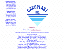 Tablet Screenshot of caroplast.com